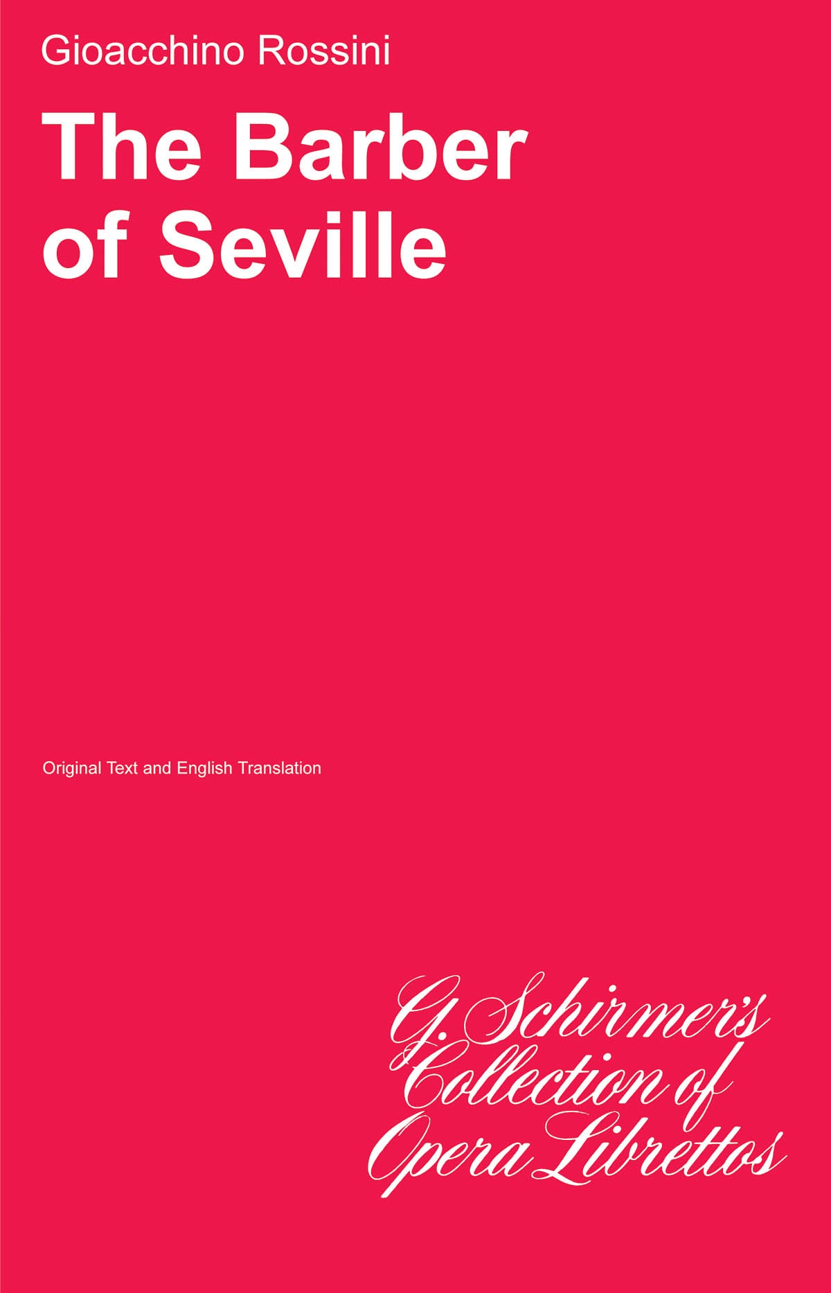 Product Cover for Il barbiere di Siviglia