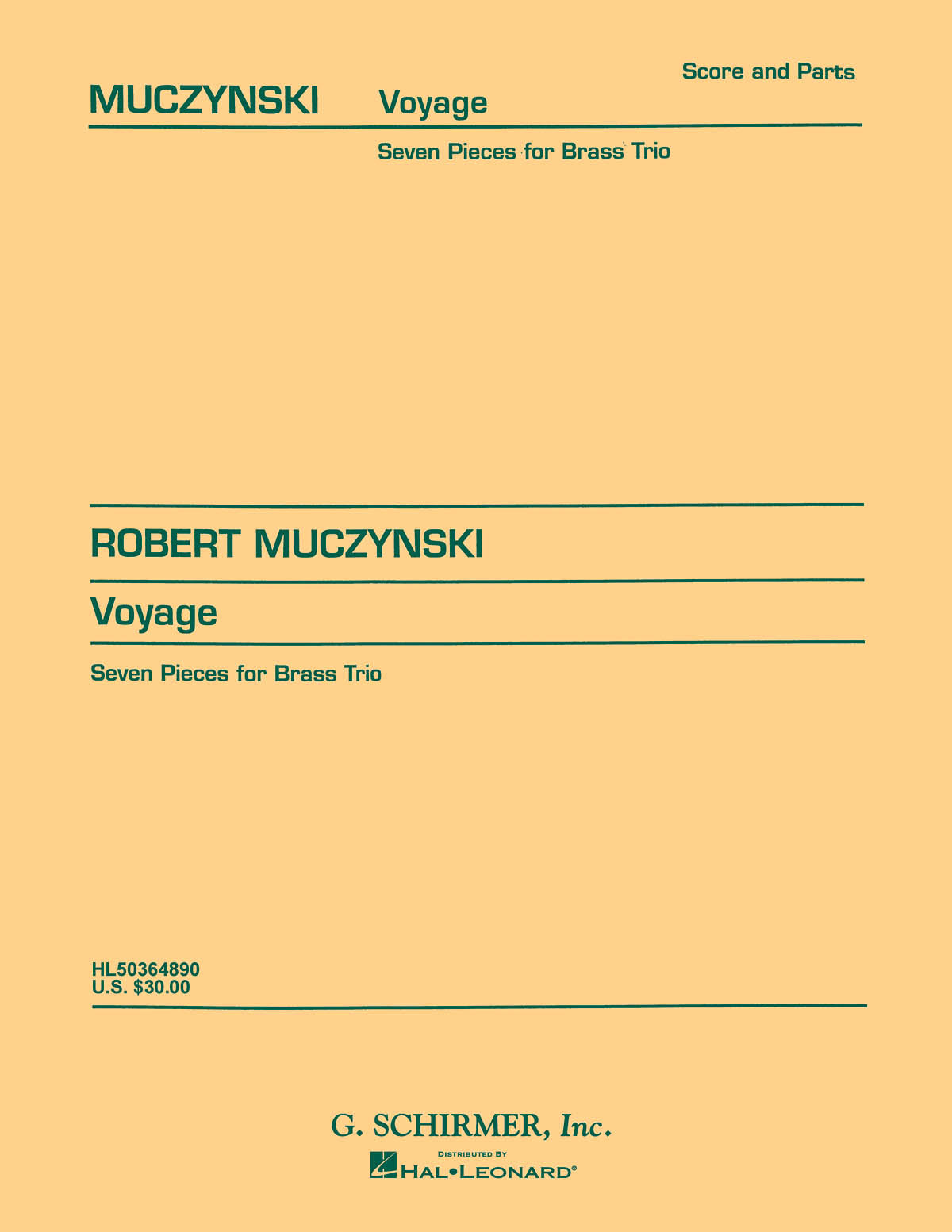 Product Cover for Voyage, Op. 27