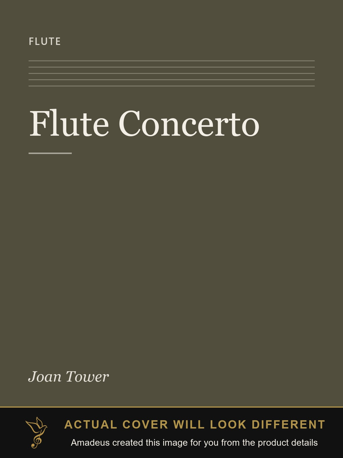 Flute Concerto - Amadeus created this image from the product details; the actual cover will look different