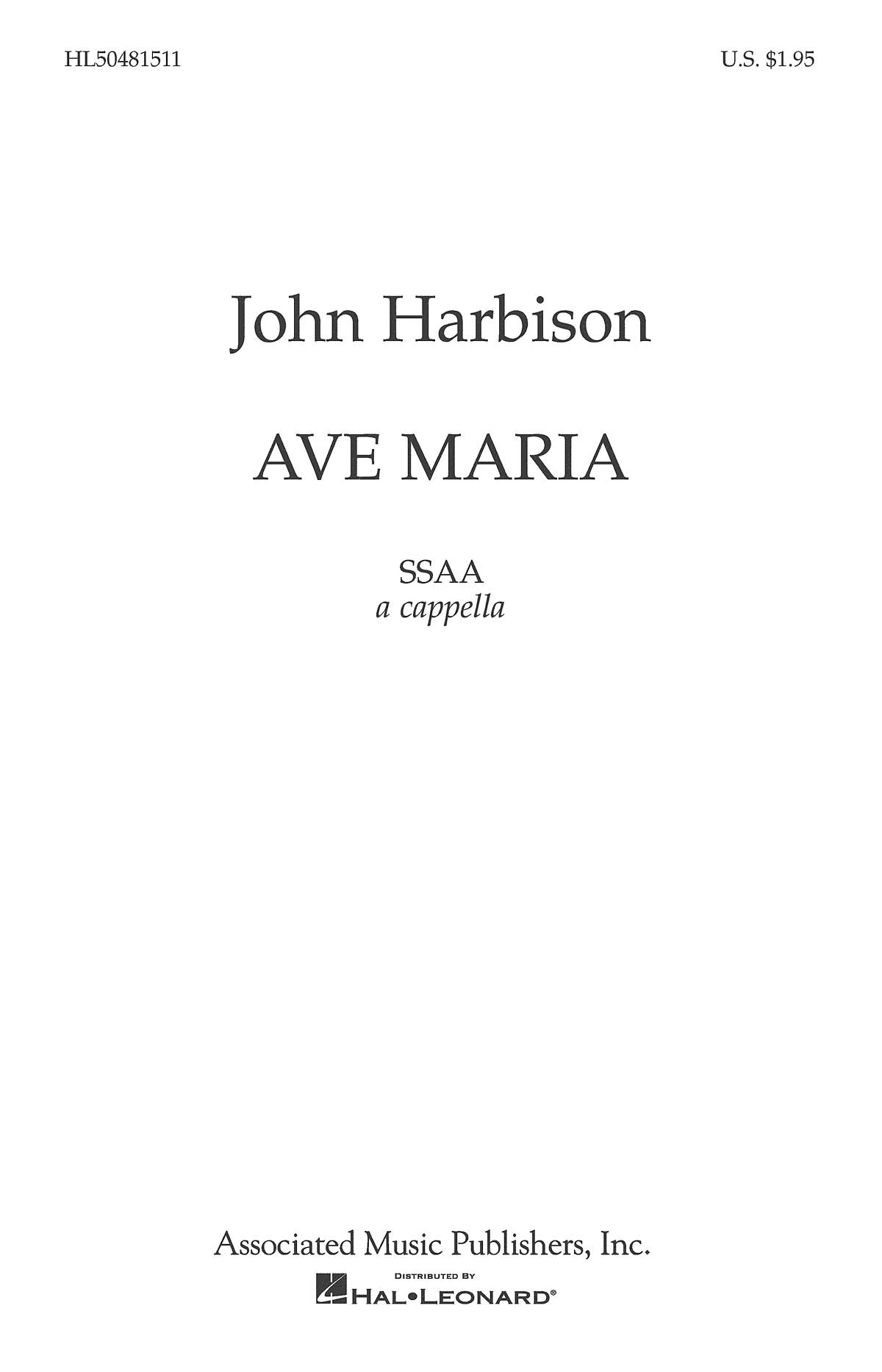 Product Cover for Ave Maria - String Quartet
