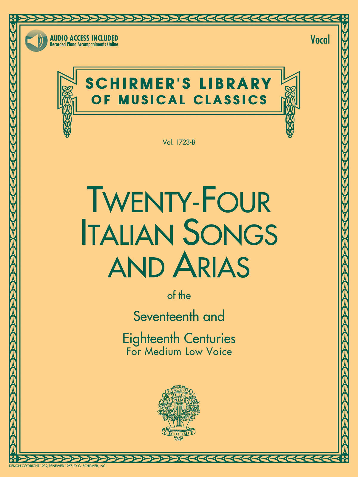Product Cover for 24 Italian Songs & Arias of the 17th & 18th Centuries