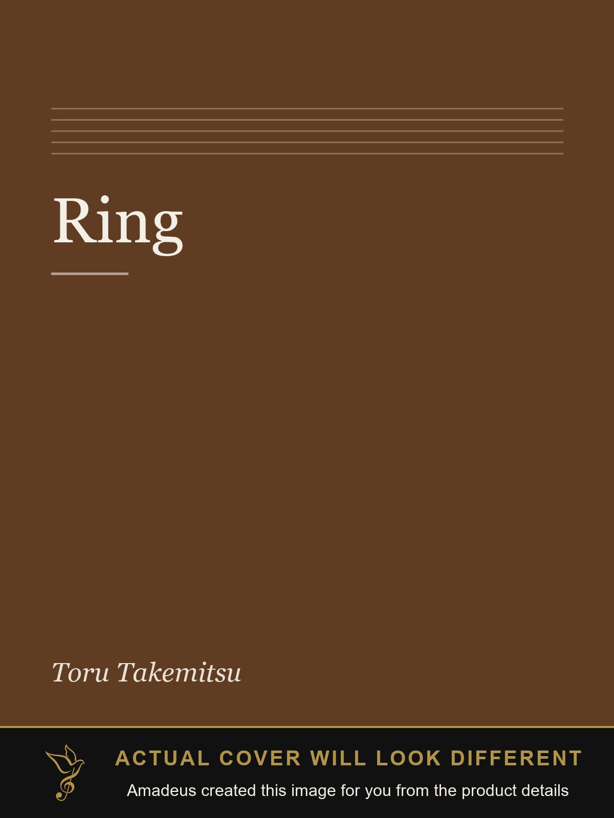 Ring - Amadeus created this image from the product details; the actual cover will look different