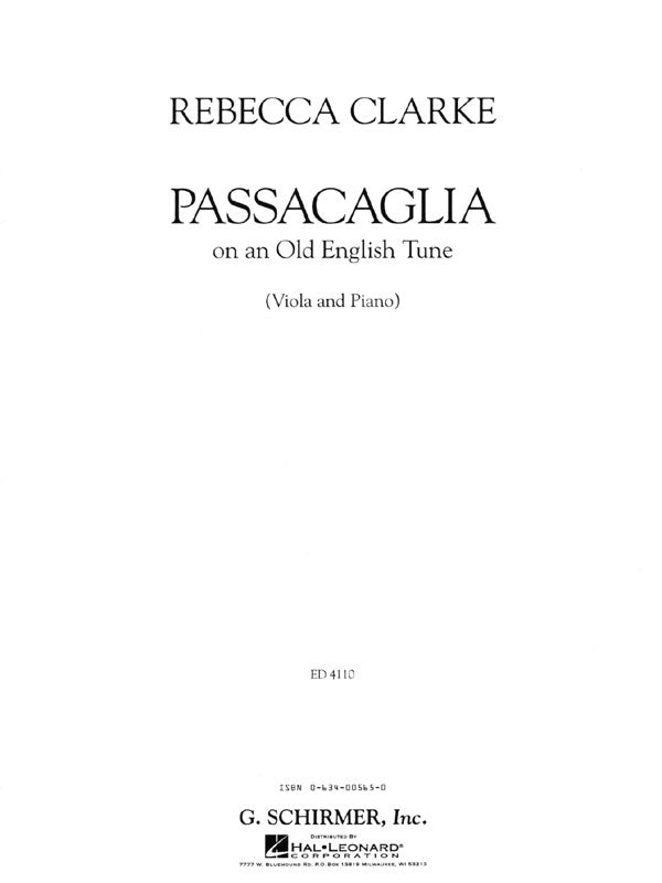 Product Cover for Passacaglia