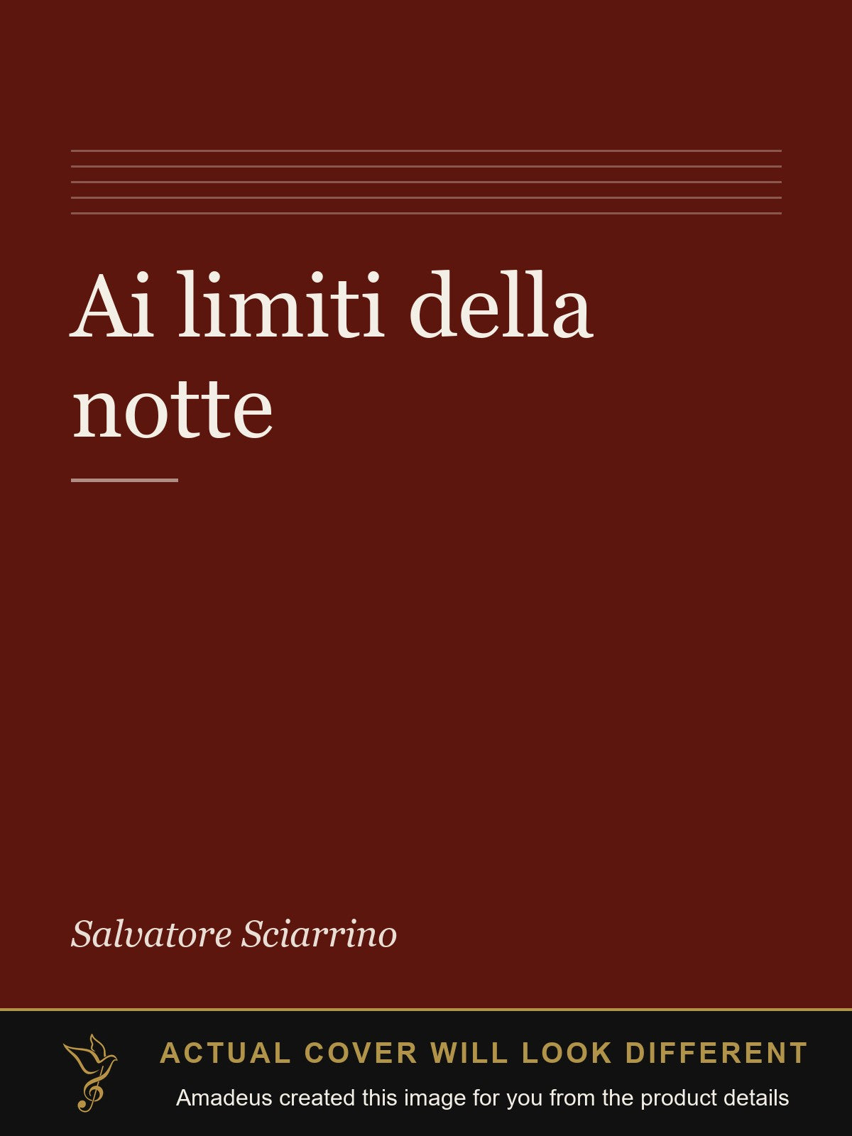 Ai limiti della notte - Amadeus created this image from the product details; the actual cover will look different