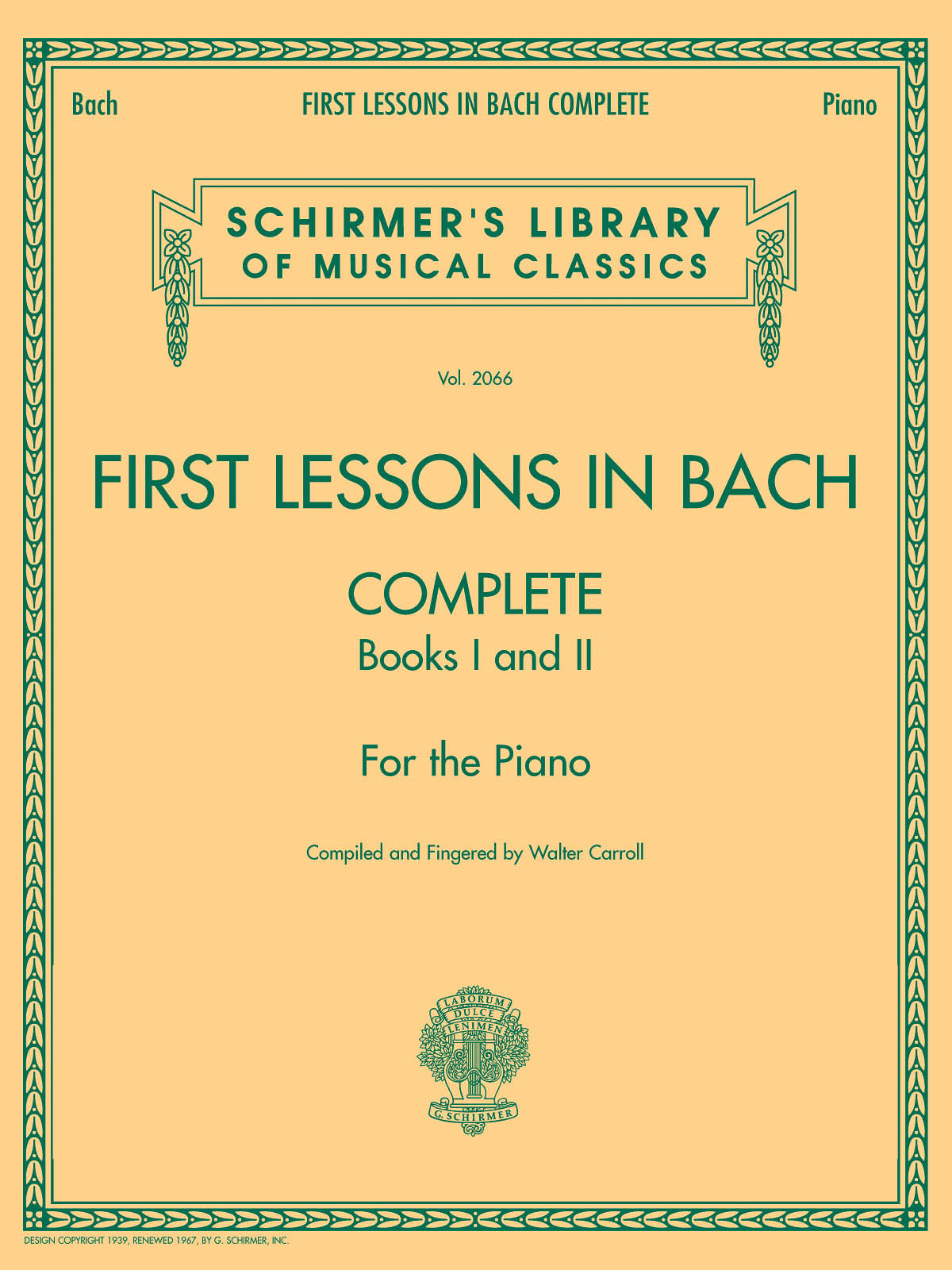 Product Cover for First Lessons in Bach, Complete