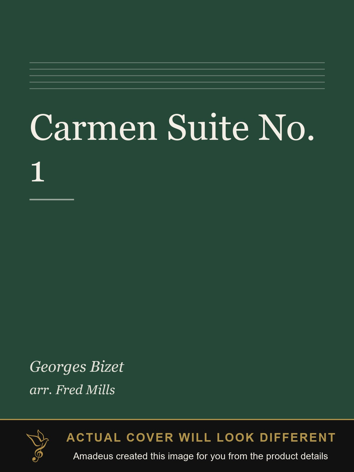 Carmen Suite No. 1 - Amadeus created this image from the product details; the actual cover will look different