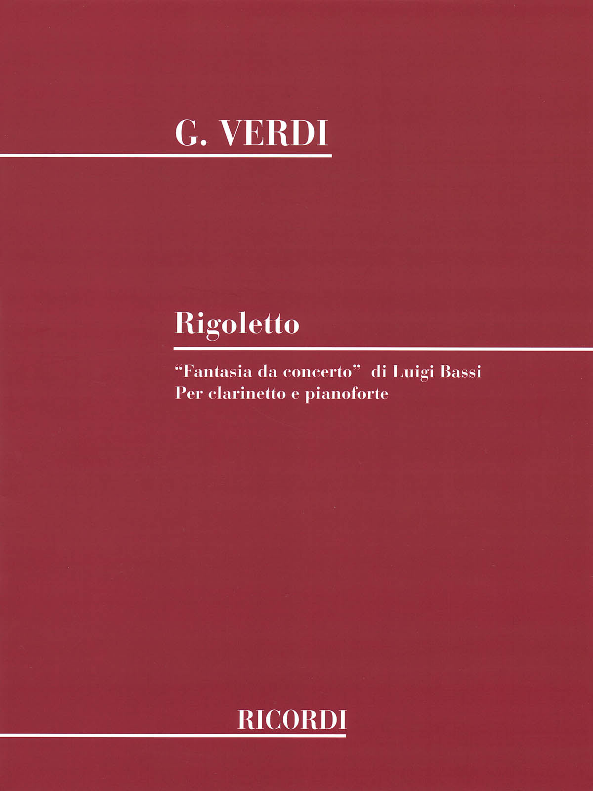 Product Cover for Rigoletto Fantasia da concerto