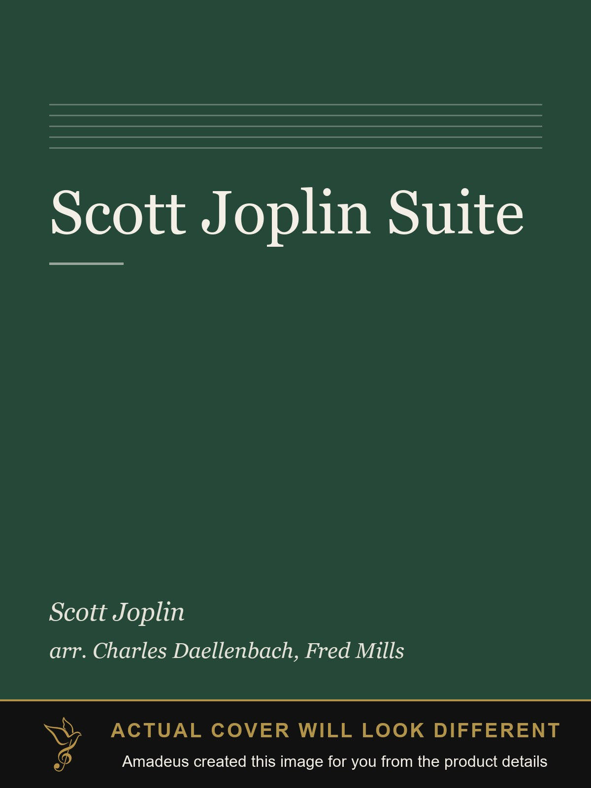 Scott Joplin Suite - Amadeus created this image from the product details; the actual cover will look different