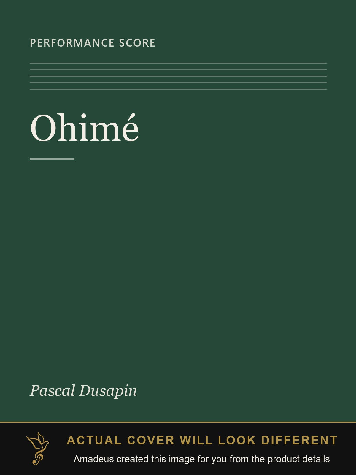 Ohimé - Amadeus created this image from the product details; the actual cover will look different