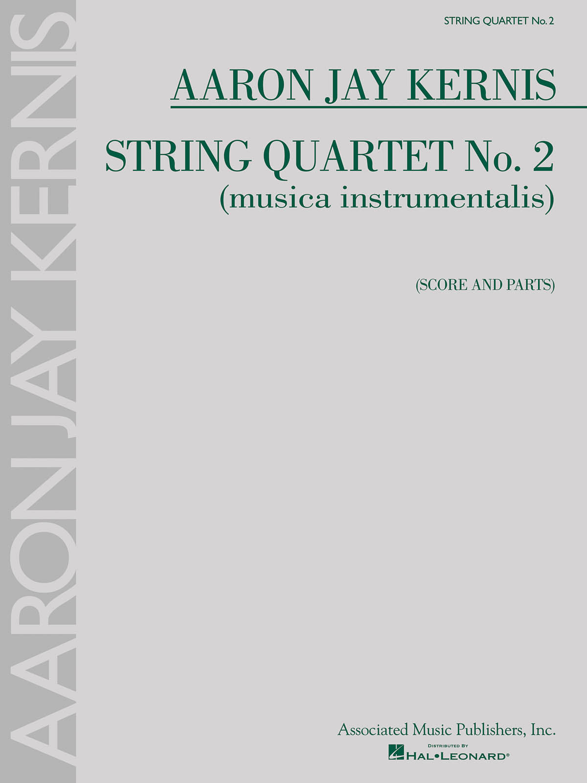 Product Cover for String Quartet No. 2 (musica instrumentalis)