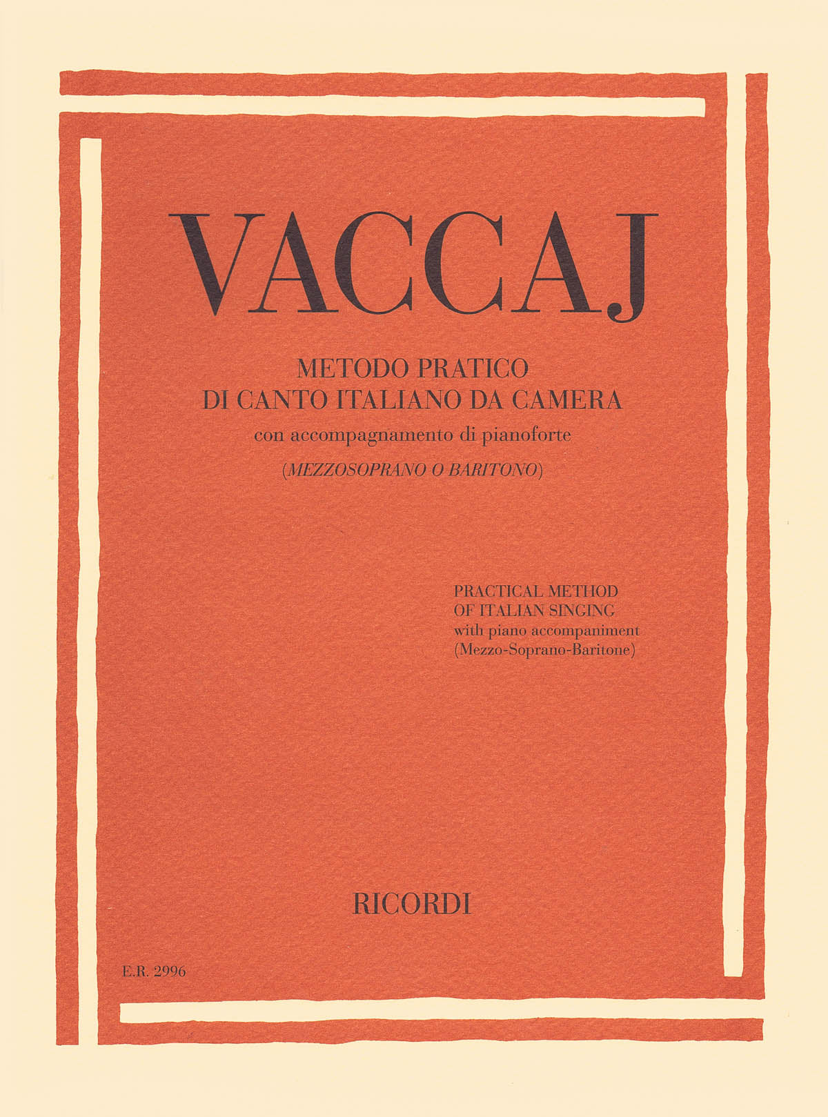 Product Cover for Practical Method of Italian Singing