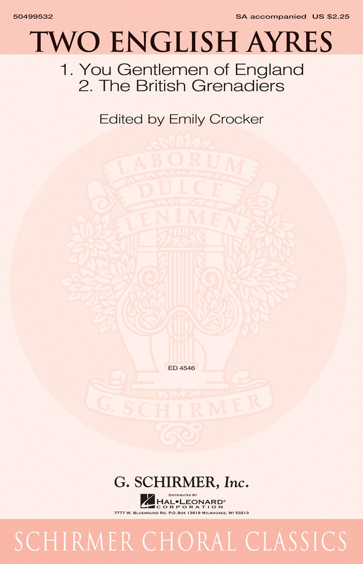 Product Cover for Two English Ayres