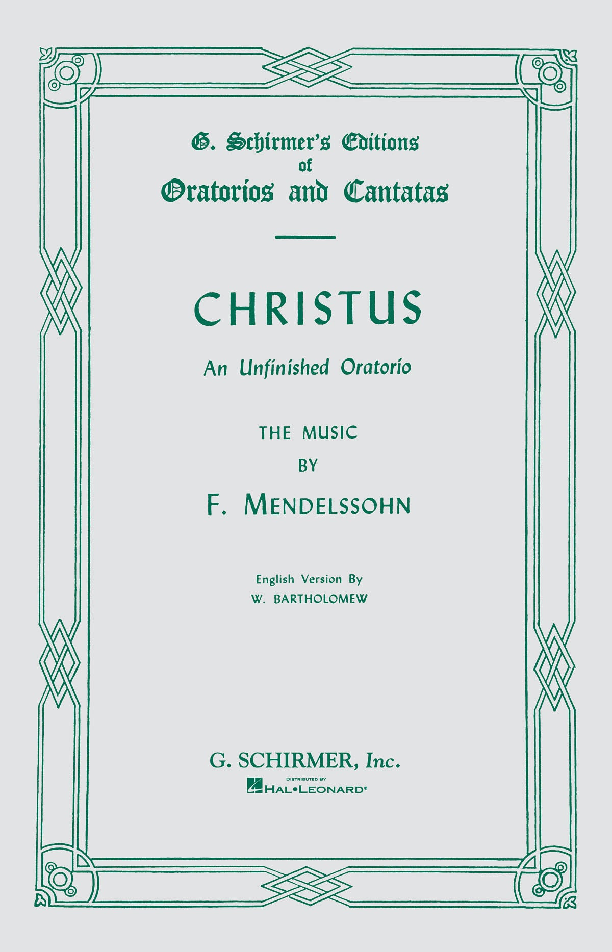 Product Cover for Christus