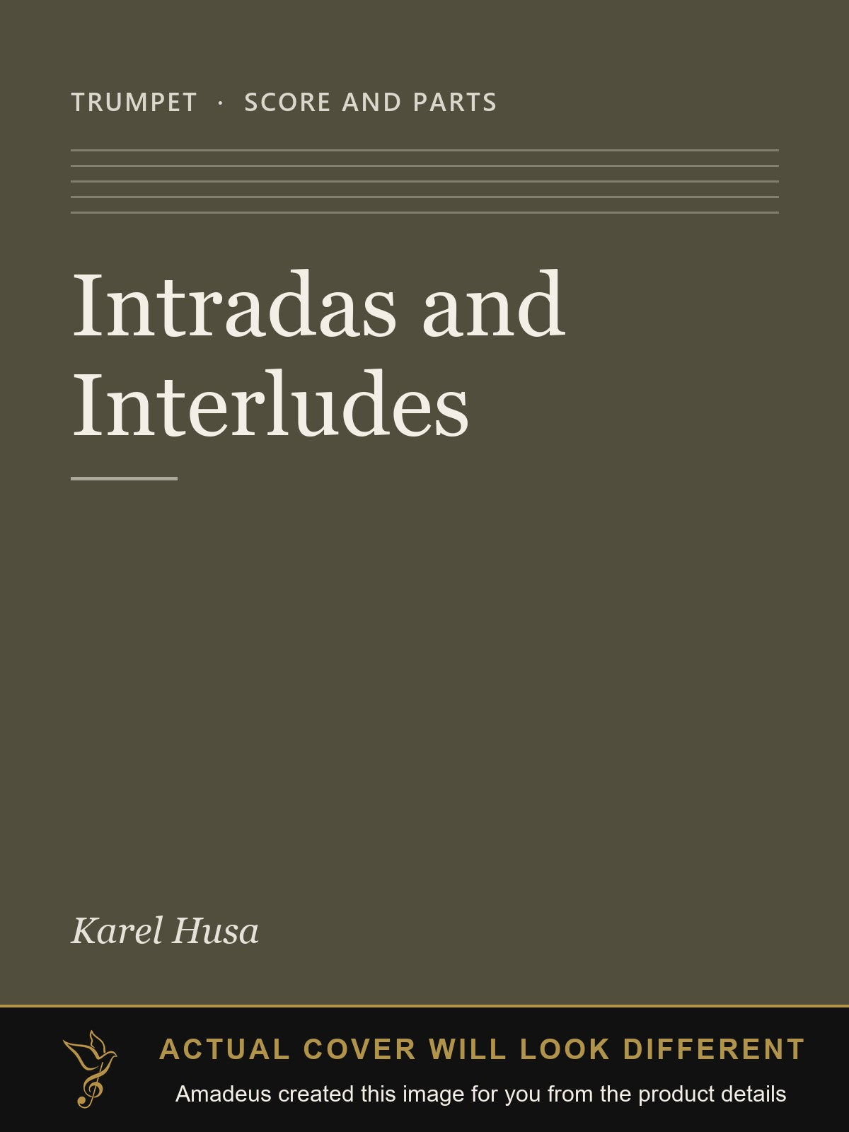 Intradas and Interludes - Amadeus created this image from the product details; the actual cover will look different