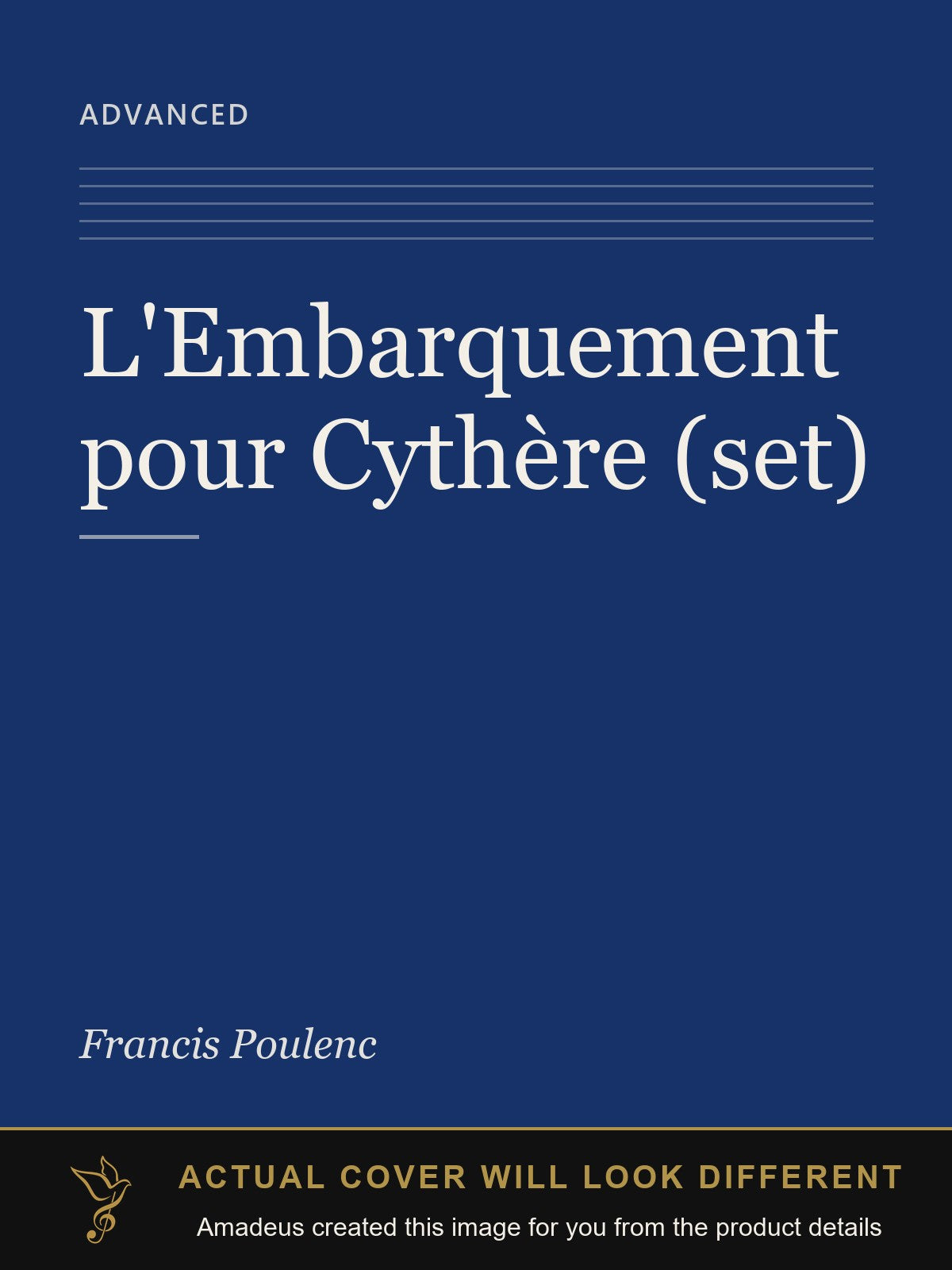 L'Embarquement pour Cythère (set) - Amadeus created this image from the product details; the actual cover will look different