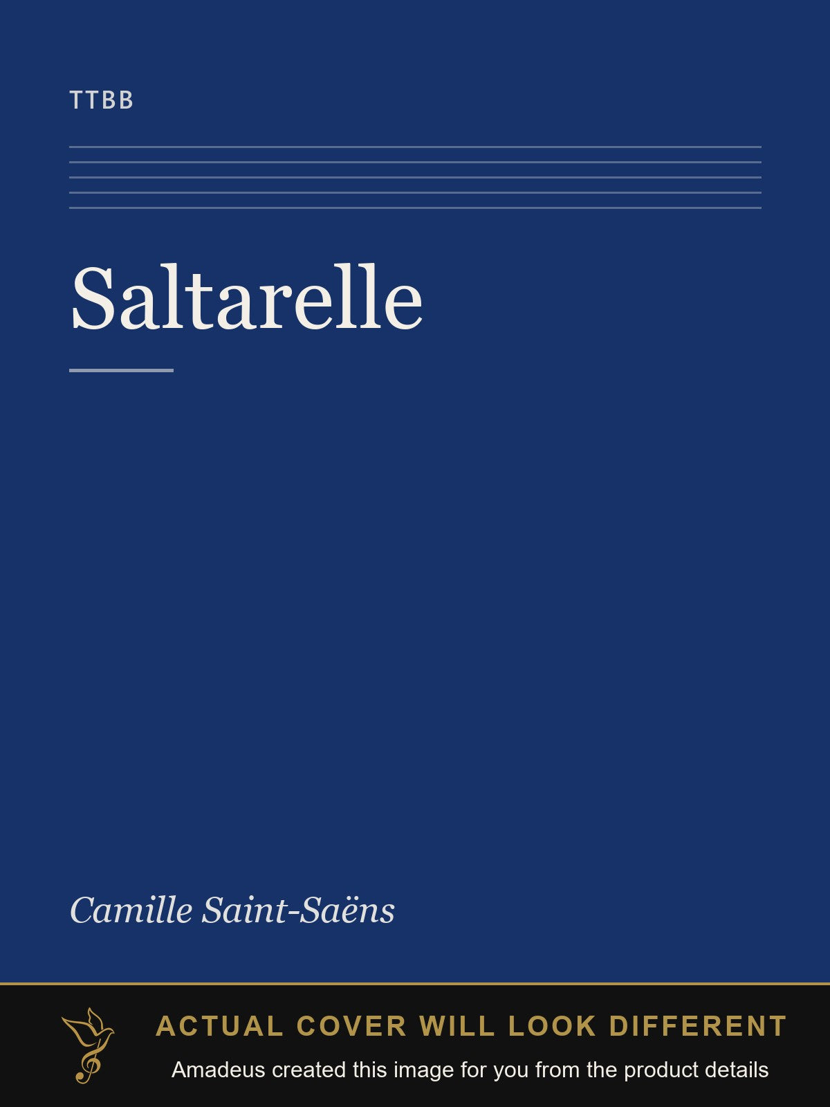 Saltarelle - Amadeus created this image from the product details; the actual cover will look different