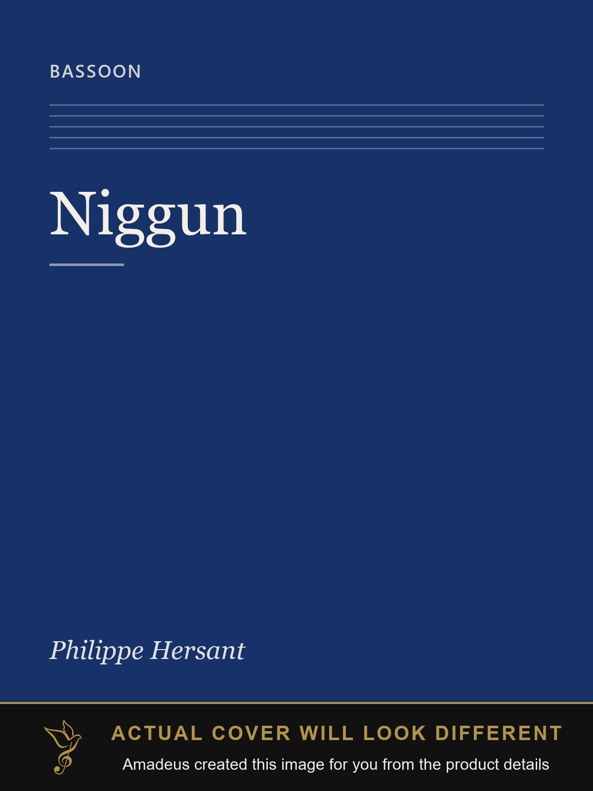 Niggun - Amadeus created this image from the product details; the actual cover will look different
