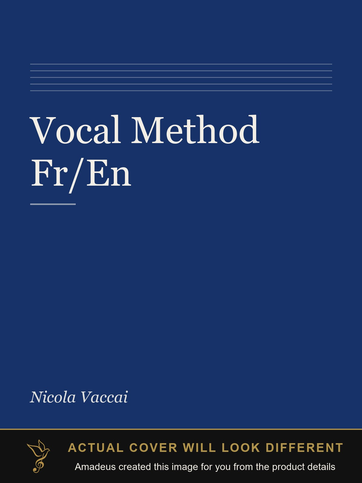 Vocal Method Fr/En - Amadeus created this image from the product details; the actual cover will look different