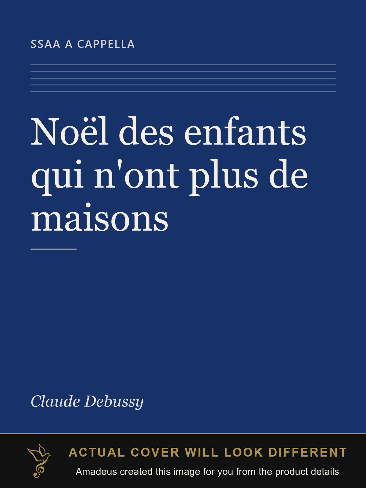 Noël des enfants qui n'ont plus de maisons - Amadeus created this image from the product details; the actual cover will look different