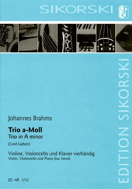 Product Cover for Trio in A Minor for Violin, Violoncello and Piano four-hands