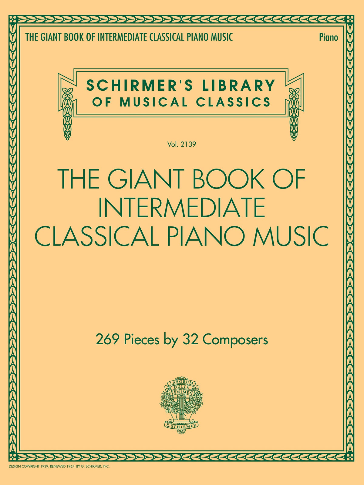 Product Cover for The Giant Book of Intermediate Classical Piano Music