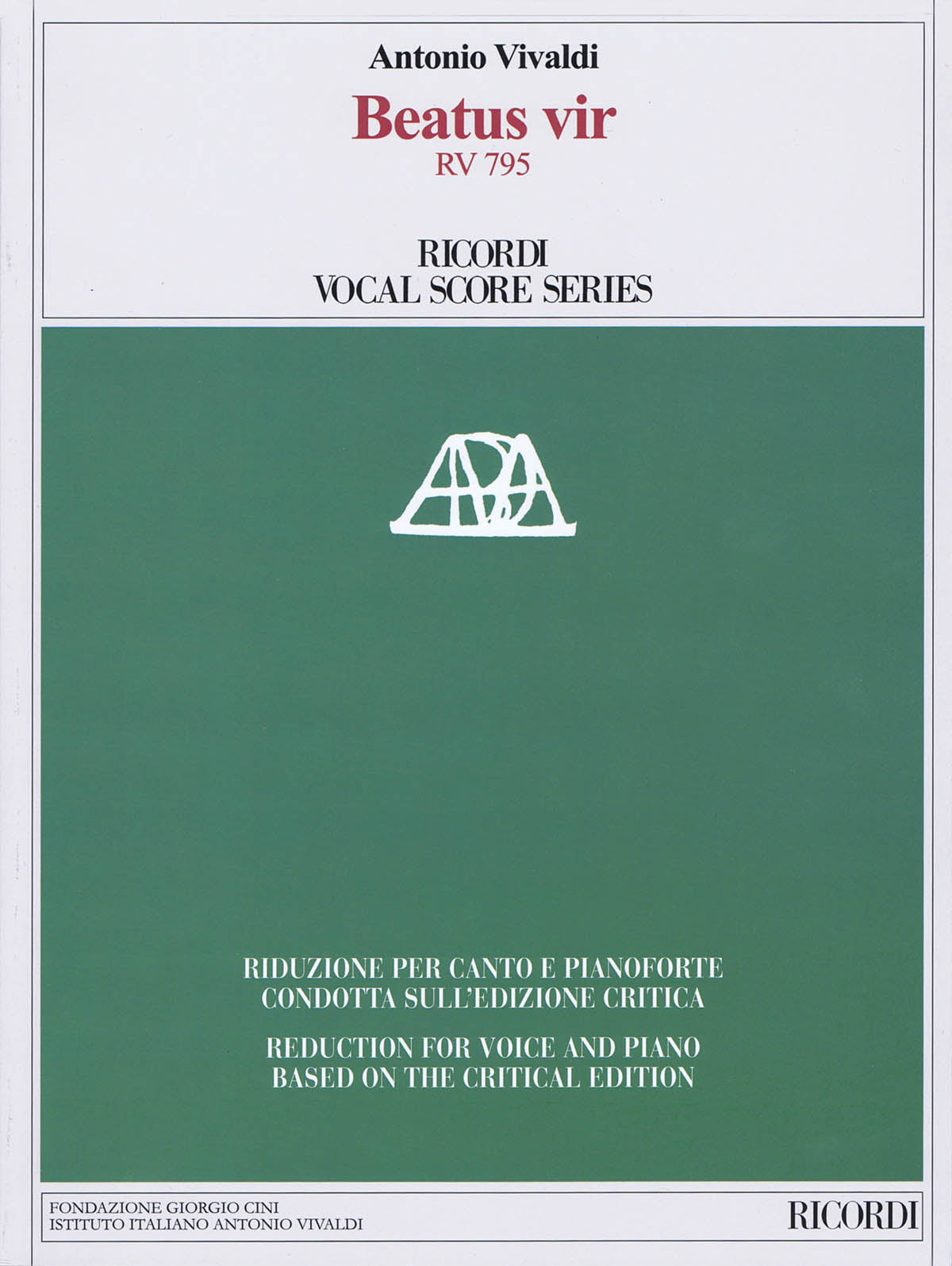 Product Cover for Beatus vir RV795