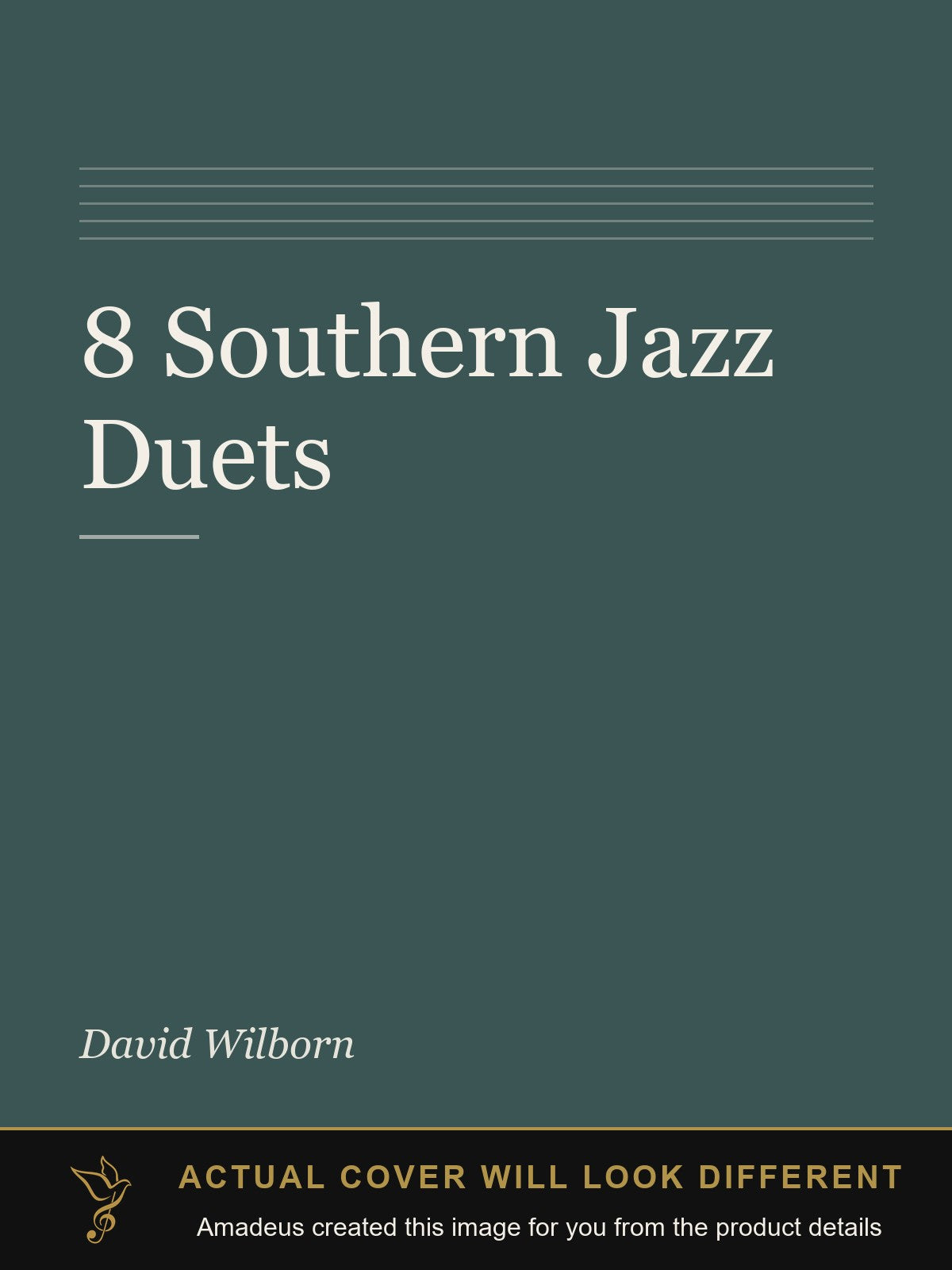 8 Southern Jazz Duets - Amadeus created this image from the product details; the actual cover will look different