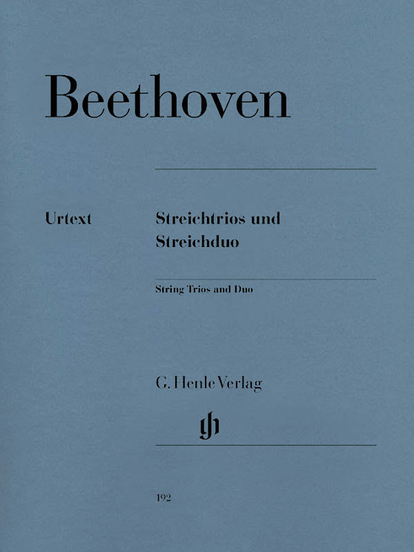 Product Cover for String Trios Op. 3, 8, and 9 and String Duo WoO 32
