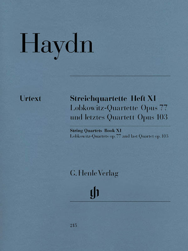 Product Cover for String Quartets – Volume XI Op. 77 and Op. 103