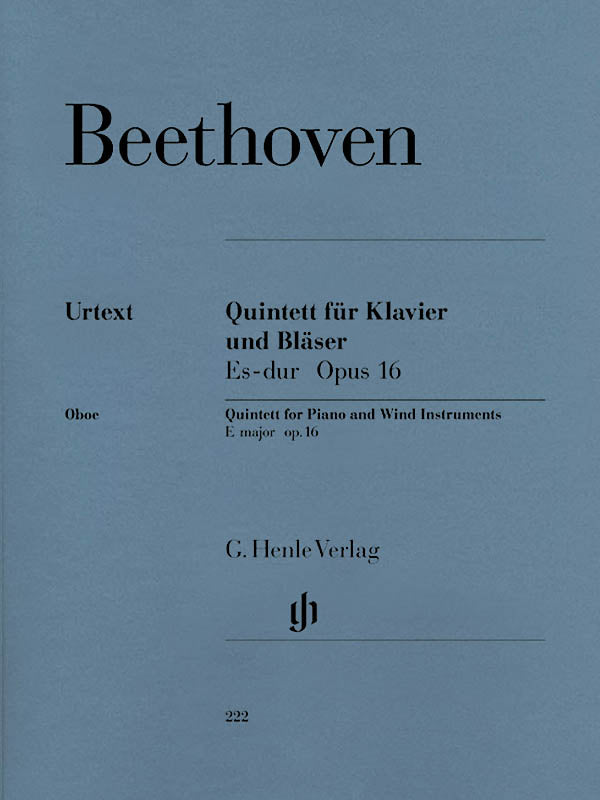 Product Cover for Quintet for Piano and Wind Instruments in E-flat Major, Op. 16