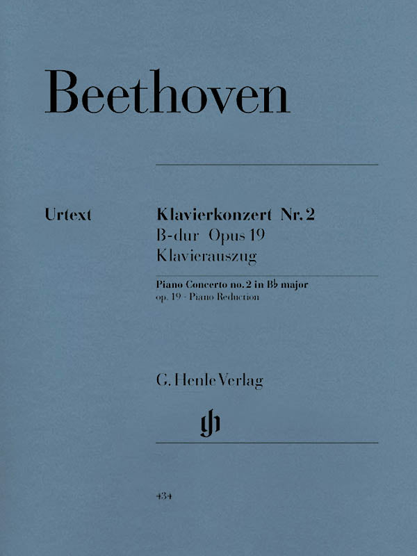Product Cover for Concerto for Piano and Orchestra B Flat Major Op. 19, No. 2