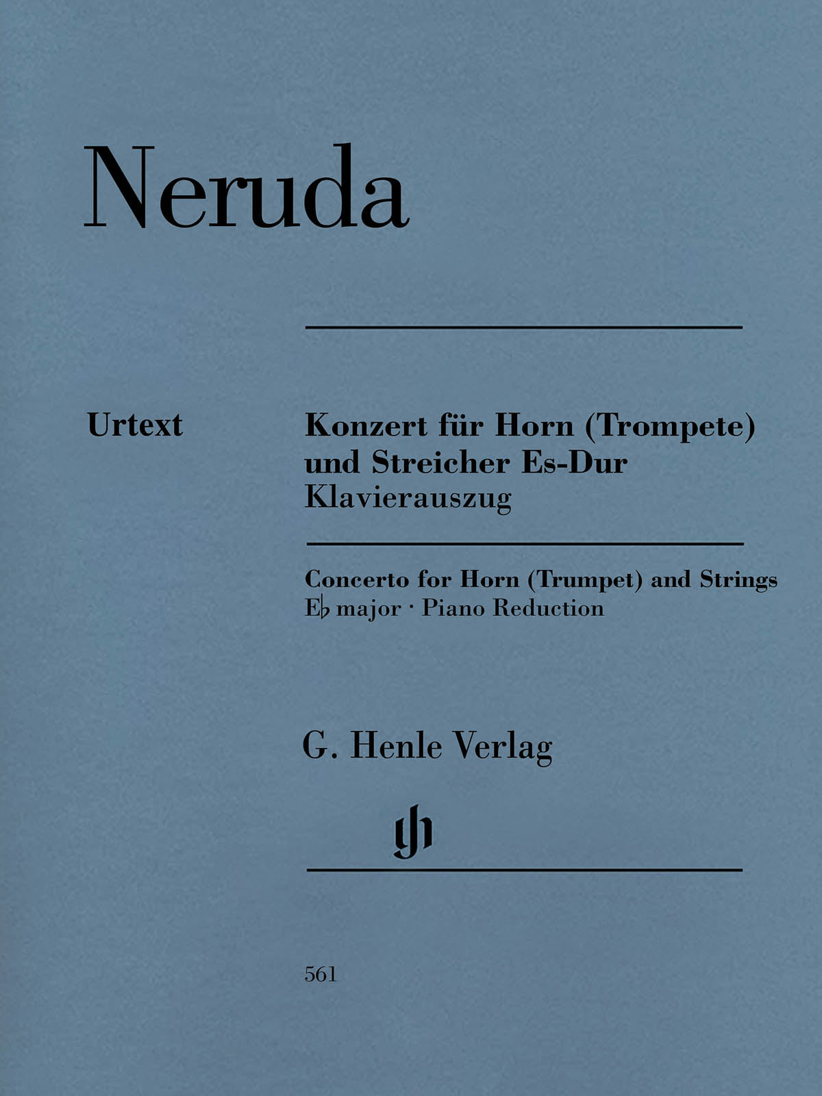 Product Cover for Concerto for Horn (Trumpet) and Strings in E-Flat Major