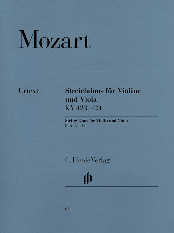 Product Cover for String Duos for Violin and Viola K423, 424