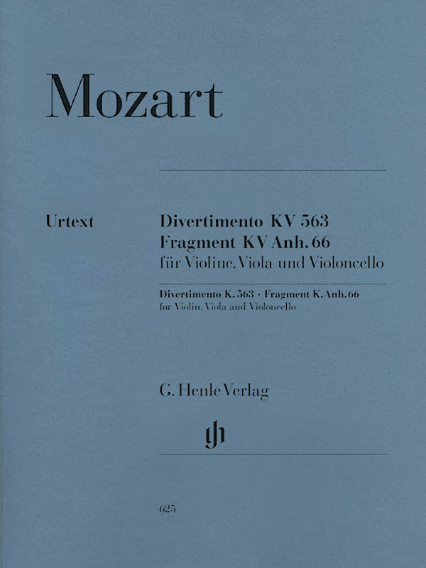 Product Cover for String Trio E Flat Major K.563