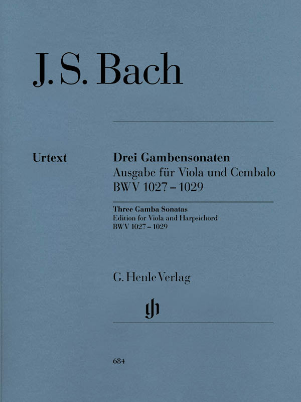 Product Cover for Sonatas for Viola da Gamba and Harpsichord BWV 1027-1029