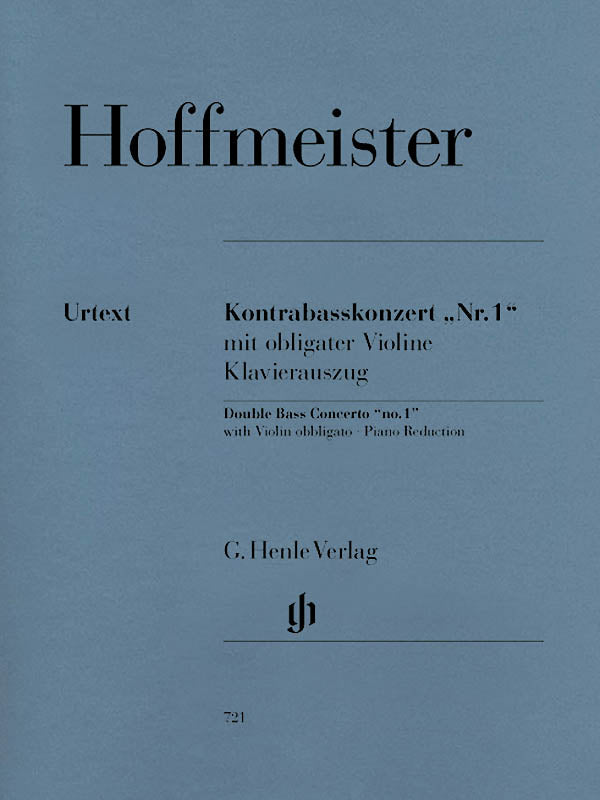 Product Cover for Concerto No. 1 for Double Bass and Orchestra with Violin Obbligato