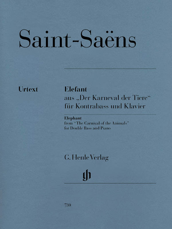 Product Cover for Elephant from the Carnival of the Animals for Double Bass and Piano