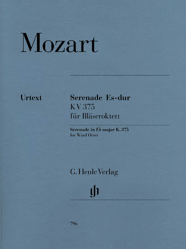 Product Cover for Serenade in E-flat Major, K. 375