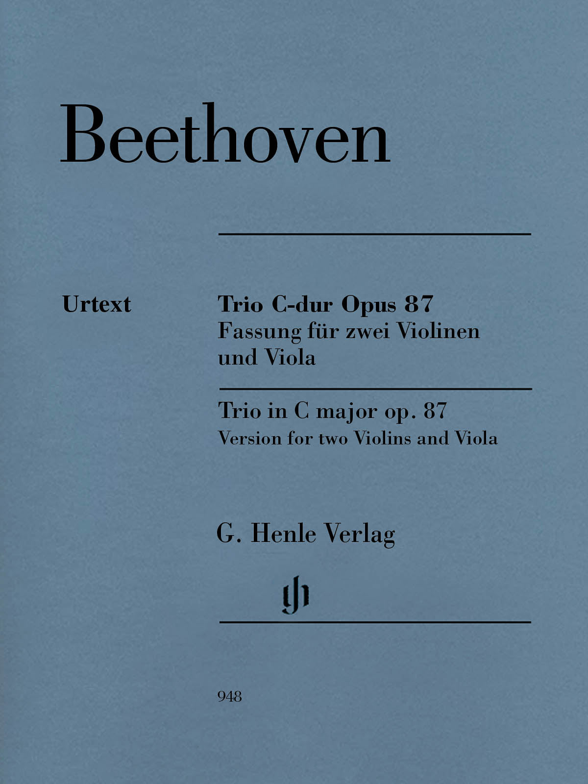 Product Cover for Trio in C Major, Op. 87