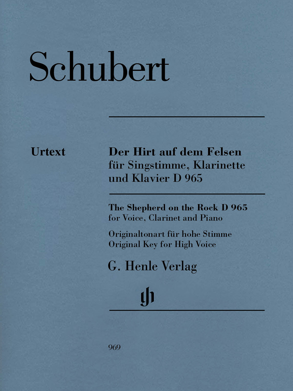 Product Cover for The Shepherd on the Rock, D. 965