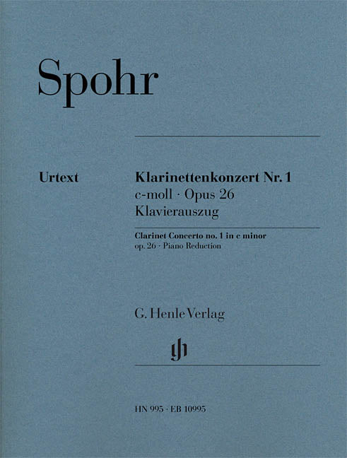 Product Cover for Clarinet Concerto No. 1 in C minor, Op. 26