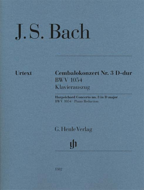 Product Cover for Harpsichord Concerto No. 3 in D Major, BWV 1054