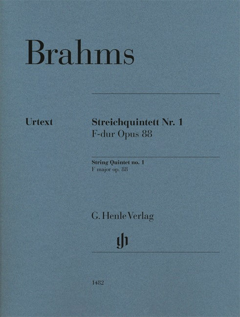Product Cover for String Quintet No. 1 Op. 88