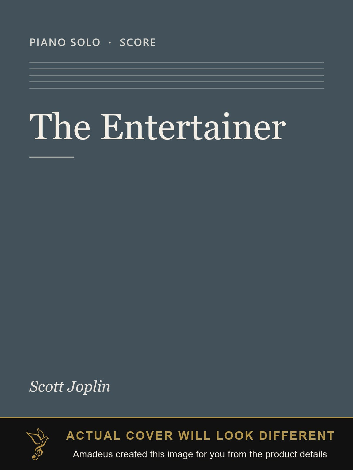 The Entertainer - Amadeus created this image from the product details; the actual cover will look different