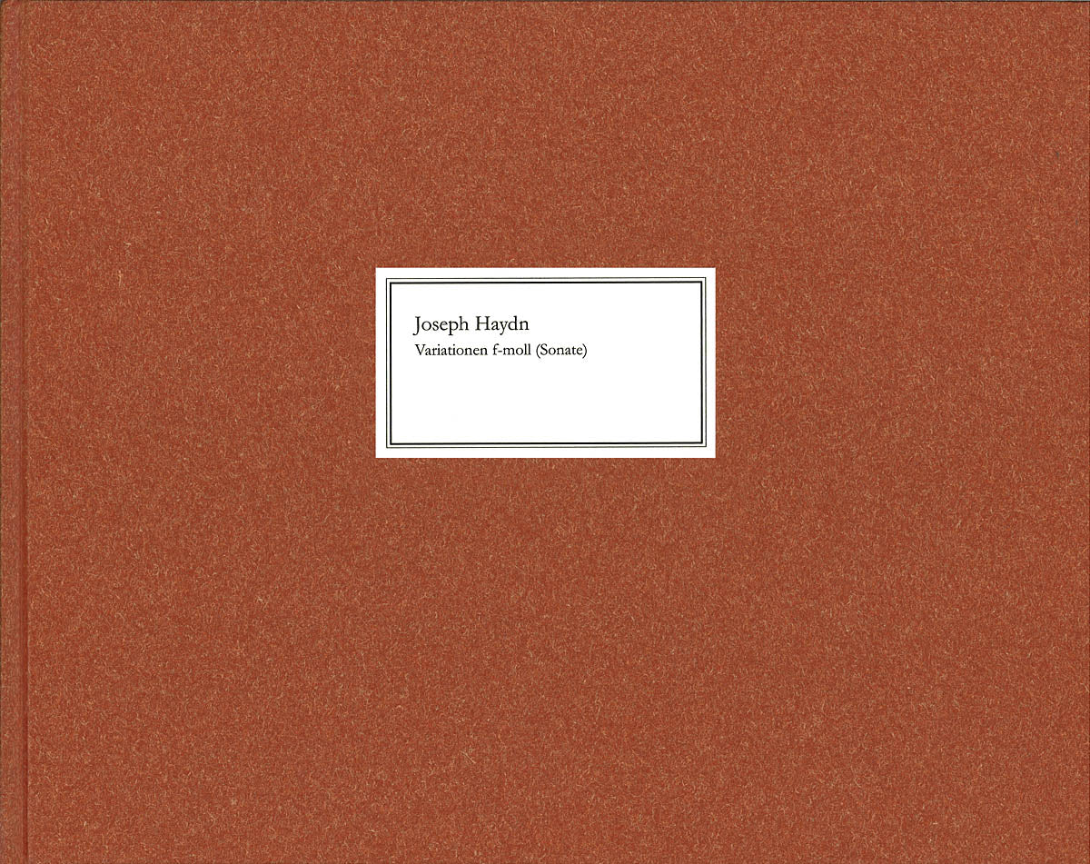 Product Cover for Variations F Minor (Sonata) Hob. xvii: 6