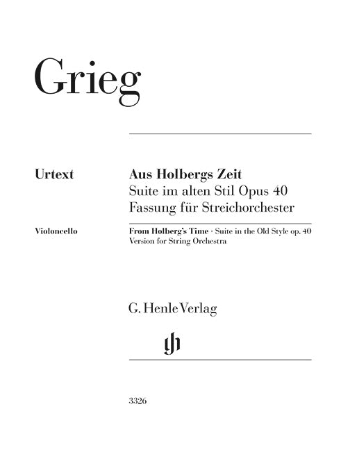 Product Cover for From Holberg's Time Op. 40