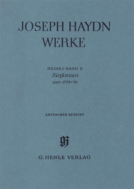 Product Cover for Sinfonias about 1775/76
