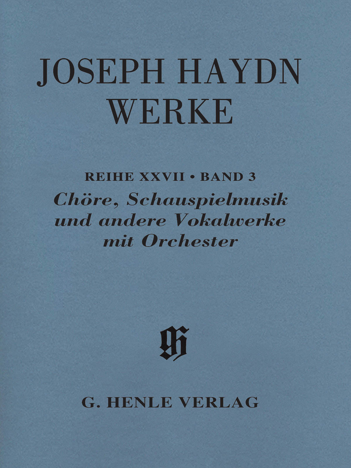 Product Cover for Choruses, Incidental Music and Other Vocal Works with Orchestra