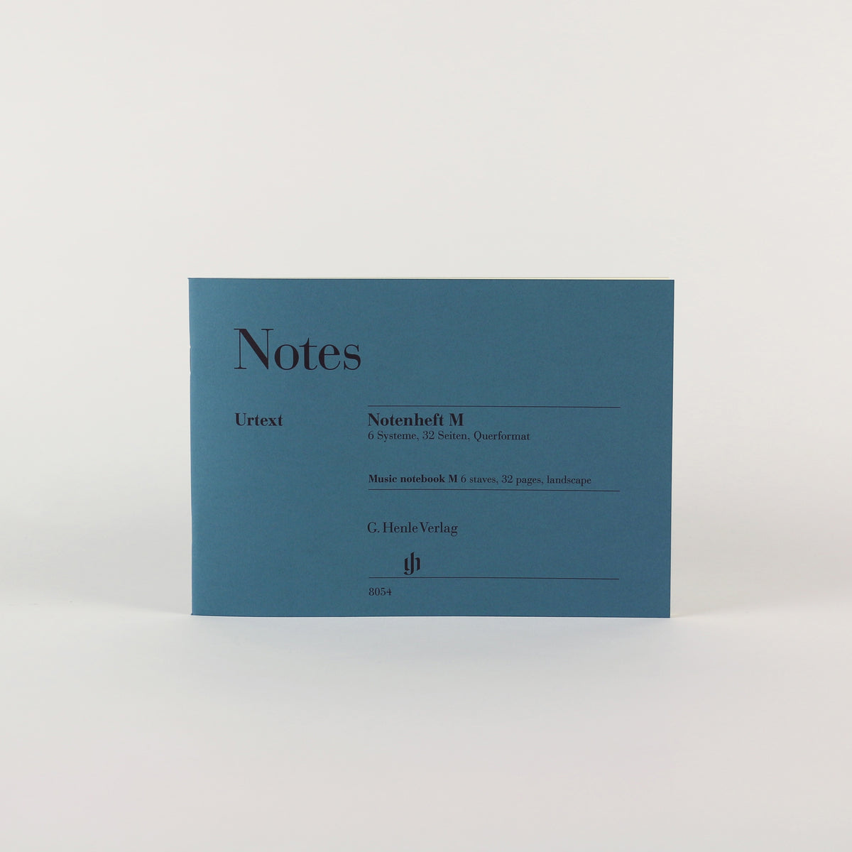 Product Cover for Notes Musicbook M Landscape Format