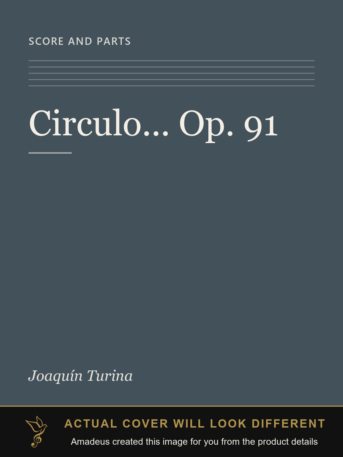 Circulo... Op. 91 - Amadeus created this image from the product details; the actual cover will look different